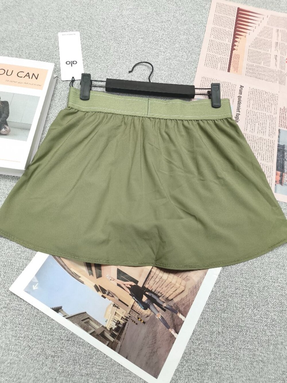 ALO Yoga Dune Grass Match Point Tennis Skirt🌿Chic Everyday Mini Skirt🎄 - Picture 3 of 8